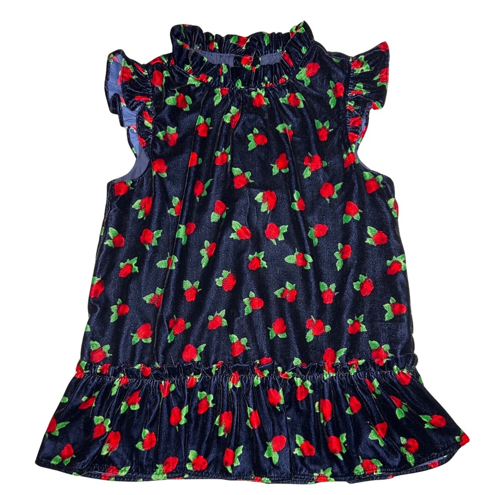 Janie‎ And Jack Velvet Rose Print Top